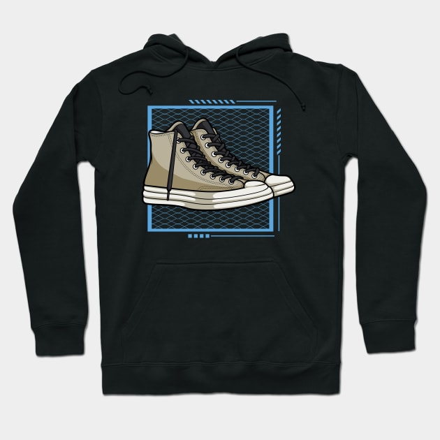 Retro Skate Sneaker Hoodie by milatees